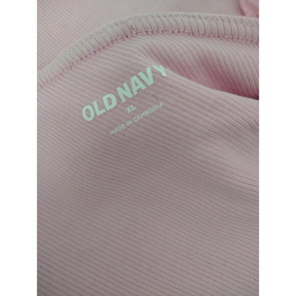 NWT Old Navy Pink Off The Shoulder Top Women Size XL pretty Eyelet Lace Ruffle - Picture 5 of 10